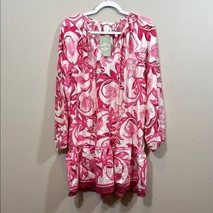 TIE-DETAIL DRESS
Floral Pink and White Dress